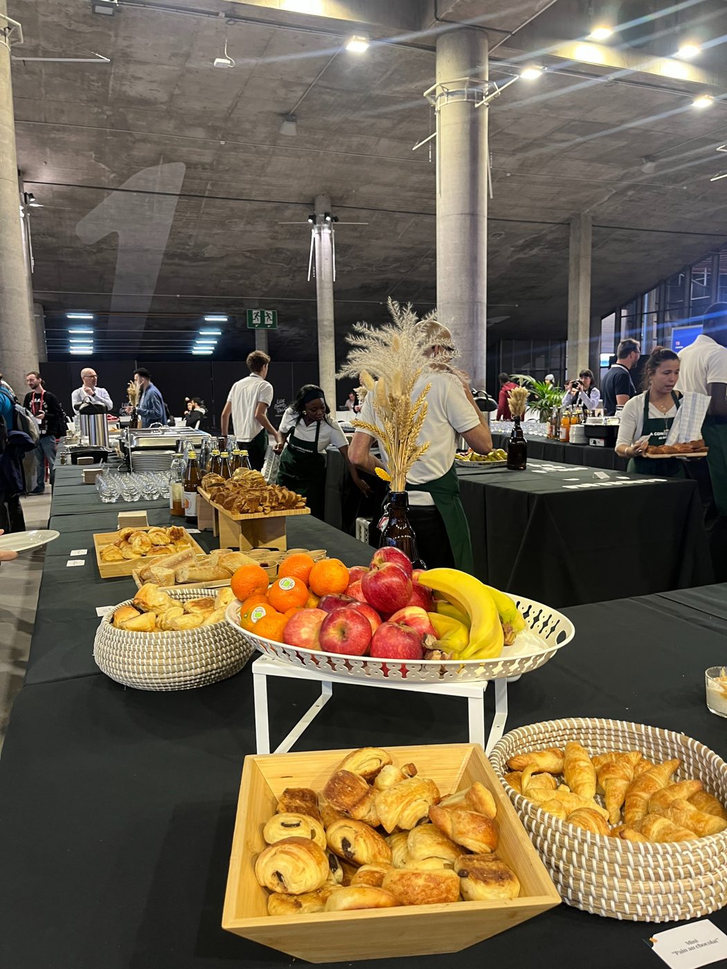 Buffet de petit-déjeuner, DrupalCon Lille