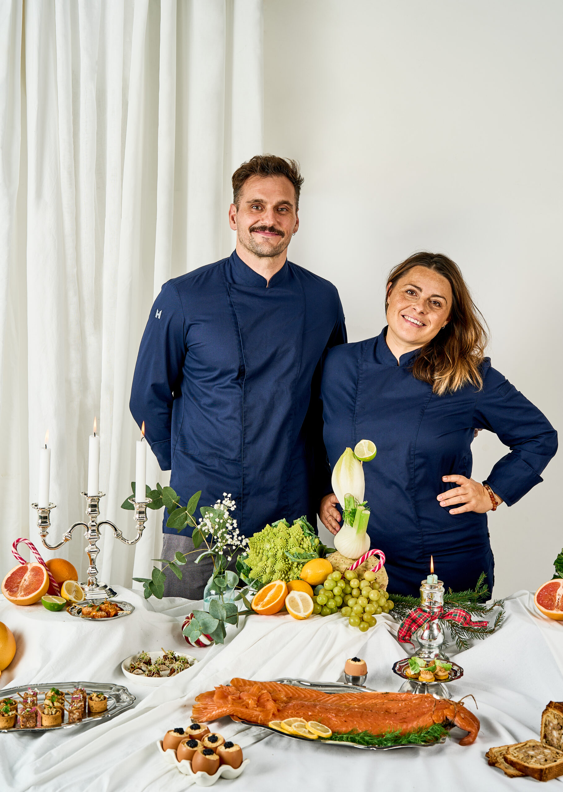 Un restaurateur partenaire sur son stand, Paris 2024